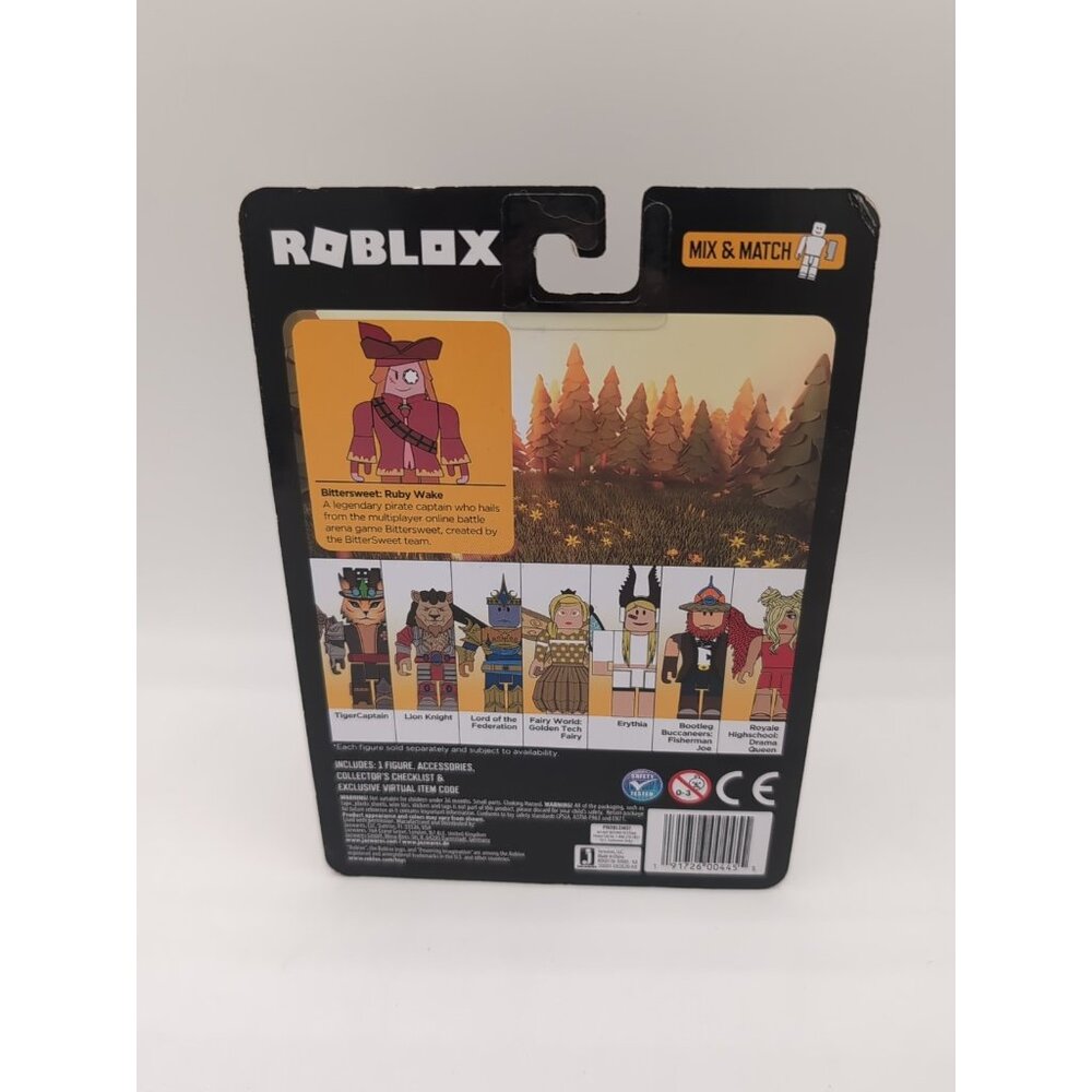 2019 Roblox Figure 'BITTERSWEET: RUBY WAKE' w/ Exclusive Item Code - Picture 2 of 2